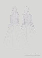 2025 Newest A Line Long Sleeves Tulle With Appliques Wedding Dresses